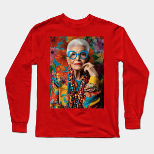 Iris Apfel Long Sleeve T-Shirt